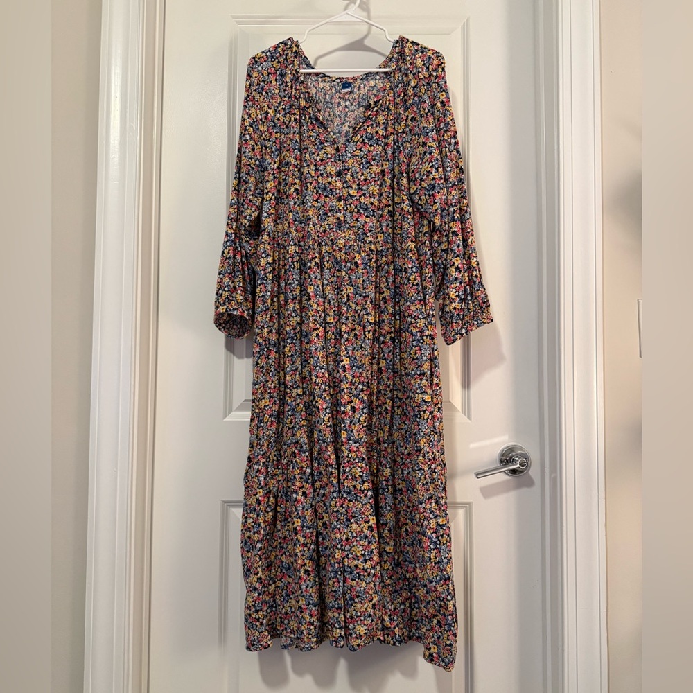 Floral Multicolor Maxi Dress